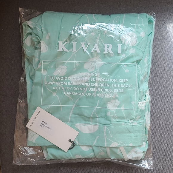 New Kivari Antigua Maxi Skirt Mint Antique Blue S - Picture 11 of 11